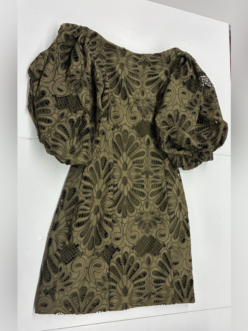 NEW Ciebon Women’s Lace Puff-Sleeve Mini Dress Size Small